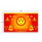Happy Navratri Banner Indian Traditional Cloth 5x8 Feet Backdrop Indian Navratri Decor Pooja Wall Decor Indian Wall Art Photo Decor Banner Decorative Pooja Cloth Navratri Celebration